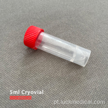 Produto de laboratório Cryovial 5ml FDA